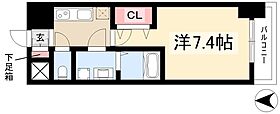 S-RESIDENCE浄心  ｜ 愛知県名古屋市西区児玉1丁目1-4（賃貸マンション1K・6階・23.78㎡） その2