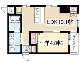 セントフィオーレ新栄  ｜ 愛知県名古屋市中区新栄2丁目9-22（賃貸マンション1LDK・2階・36.65㎡） その2