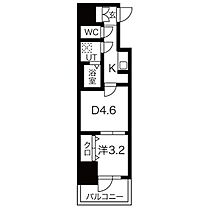 メイクスWアート上前津V  ｜ 愛知県名古屋市中区橘2丁目2-22（賃貸マンション1DK・4階・27.01㎡） その2