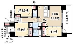 プレサンス　ロジェ　名古屋浅間町ザ・レジデンス  ｜ 愛知県名古屋市西区新道1丁目19-7（賃貸マンション3LDK・7階・56.73㎡） その2