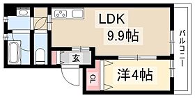 ヒールコートII  ｜ 愛知県名古屋市東区筒井2丁目12-39-9（賃貸アパート1LDK・1階・35.61㎡） その2