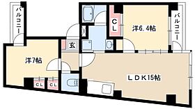 ハーティ則武  ｜ 愛知県名古屋市西区則武新町1丁目6-13（賃貸マンション2LDK・4階・60.77㎡） その2