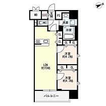 ザ・シンフォニア新栄THE SINFONIA SHINSAKAE  ｜ 愛知県名古屋市中区新栄2丁目37-9（賃貸マンション2LDK・6階・57.85㎡） その2