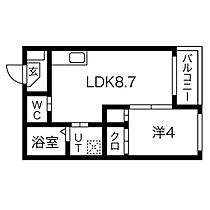 コンフォート  ｜ 愛知県名古屋市北区生駒町3丁目57-4（賃貸アパート1LDK・2階・30.72㎡） その2