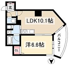 プロシード金山2  ｜ 愛知県名古屋市中区金山2丁目1-22（賃貸マンション1LDK・5階・38.46㎡） その2