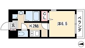 万宝マンション  ｜ 愛知県名古屋市東区東桜2丁目6-9（賃貸マンション1K・2階・24.37㎡） その2