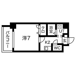 SH丸の内 1Kの間取図画像