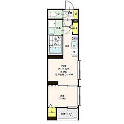 NEXUS Nagoya(ネクサスナゴヤ) 1階1DKの間取り