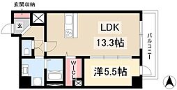 間取図画像 1LDK