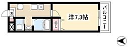 間取図画像 1K