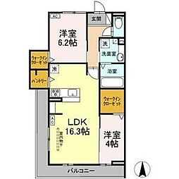 間取図画像 1LDK