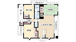 ローレルコート志賀本通 3階/-