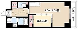 GRANDUKE古出来fiore 1LDKの間取図画像