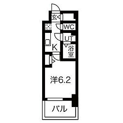 間取図画像 1K