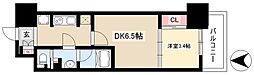 パークアクシス名古屋山王 1DKの間取図画像