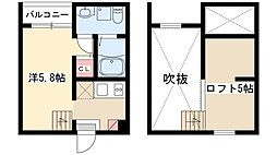 GranSta 1Kの間取図画像