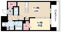 EARTHGRANDE泉 1LDKの間取図画像