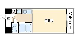 グランドハイネス御成 1Kの間取図画像