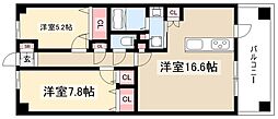プレディアスタイル千種北 2LDKの間取図画像