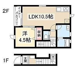 リーブルファイン日比津町2号棟 2階