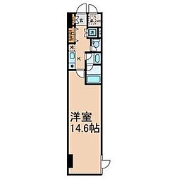 casa+α名駅南 1Kの間取図画像