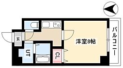 EsTRUTHPlusNORTH-NAGOYA 1Kの間取図画像