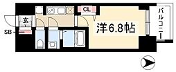 プレサンス大曽根駅前ファースト 1Kの間取図画像