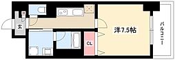 ラルーチェ泉 1Kの間取図画像