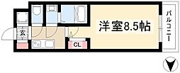 S-RESIDENCE志賀本通 1Kの間取図画像