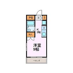 日動千代田ビル 1Kの間取図画像