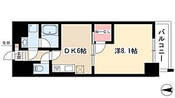 プライムローズ 1DKの間取図画像
