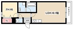 ヒールコート2 1LDKの間取図画像