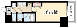 セイワパレス丸の内駅前プレミア 1Kの間取図画像