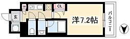 エス・キュート丸の内 1Kの間取図画像