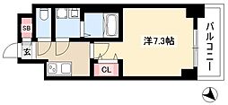 S-RESIDENCE志賀本通North 1Kの間取図画像