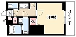S-RESIDENCE大曽根駅前 1Kの間取図画像