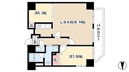 KDX泉レジデンス 2LDKの間取図画像