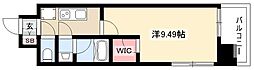 RESIDENCIAIMAIKE 1Kの間取図画像