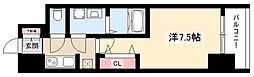 S-RESIDENCE豊国通 1Kの間取図画像