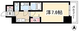 エスリード葵桜通り 1Kの間取図画像