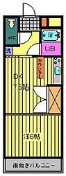 サンシャイン立野 1DKの間取図画像