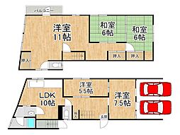 朝日が丘1丁目貸店舗・事務所 2階/-