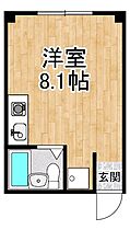 一二三ビル  ｜ 滋賀県大津市浜町（賃貸マンション1R・2階・19.00㎡） その2