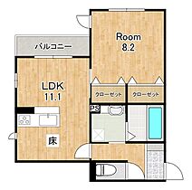 Farouche  ｜ 滋賀県大津市本堅田４丁目（賃貸アパート1LDK・1階・48.71㎡） その2