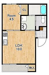 （仮称）下阪本4丁目共同住宅 2階/-