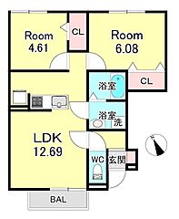 物件の間取り