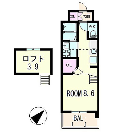 マリーベル南草津_間取り_0