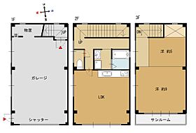 北浜町　貸家  ｜ 京都府舞鶴市北浜町8-1（賃貸一戸建2LDK・--・124.31㎡） その2