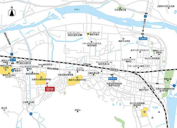 地図を拡大表示