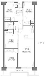 ラブリハイツ久里浜 4LDKの間取図画像